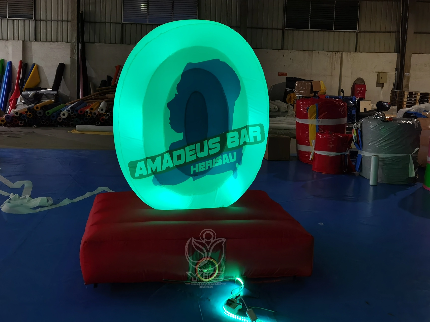Inflatable logo display product photo 2