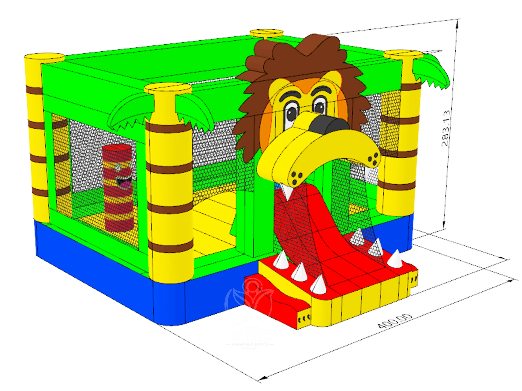 Lion king bounce house product photo 5