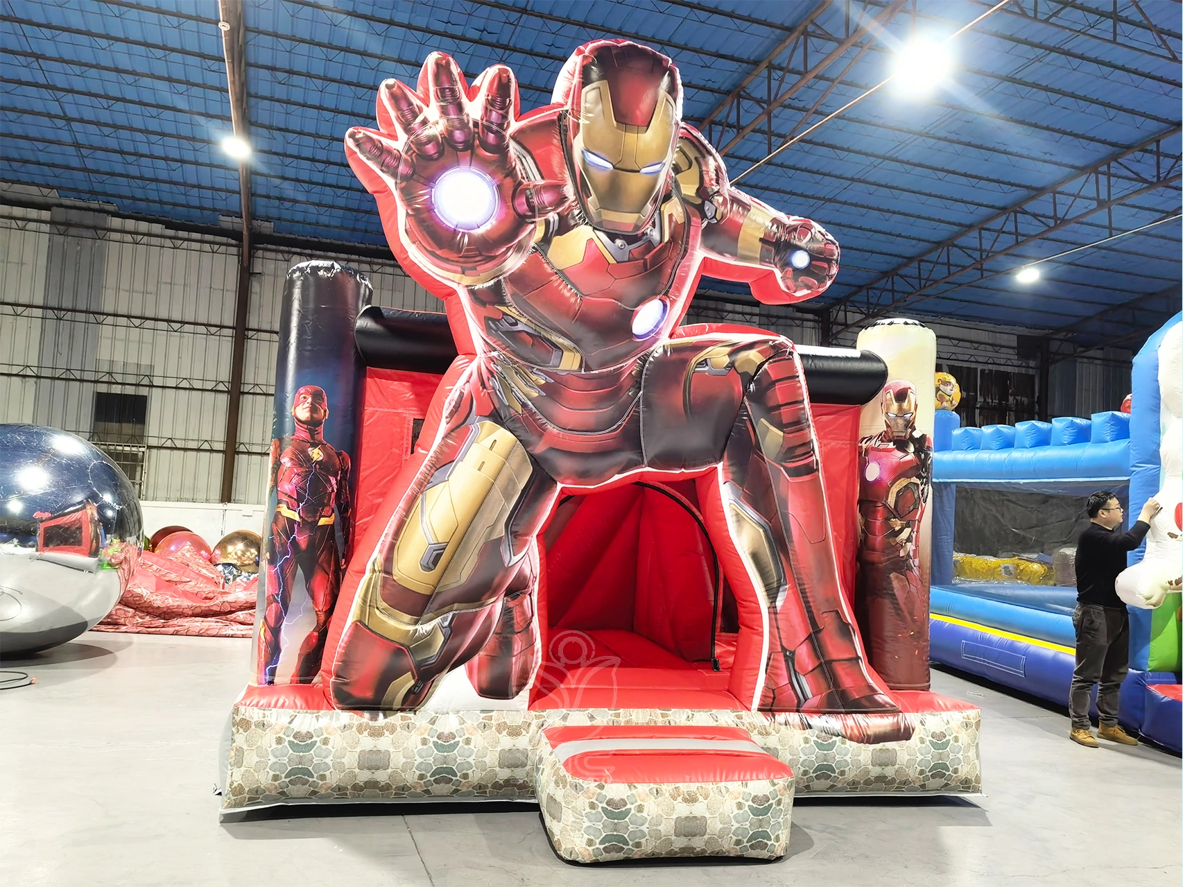 Iron man bounce house