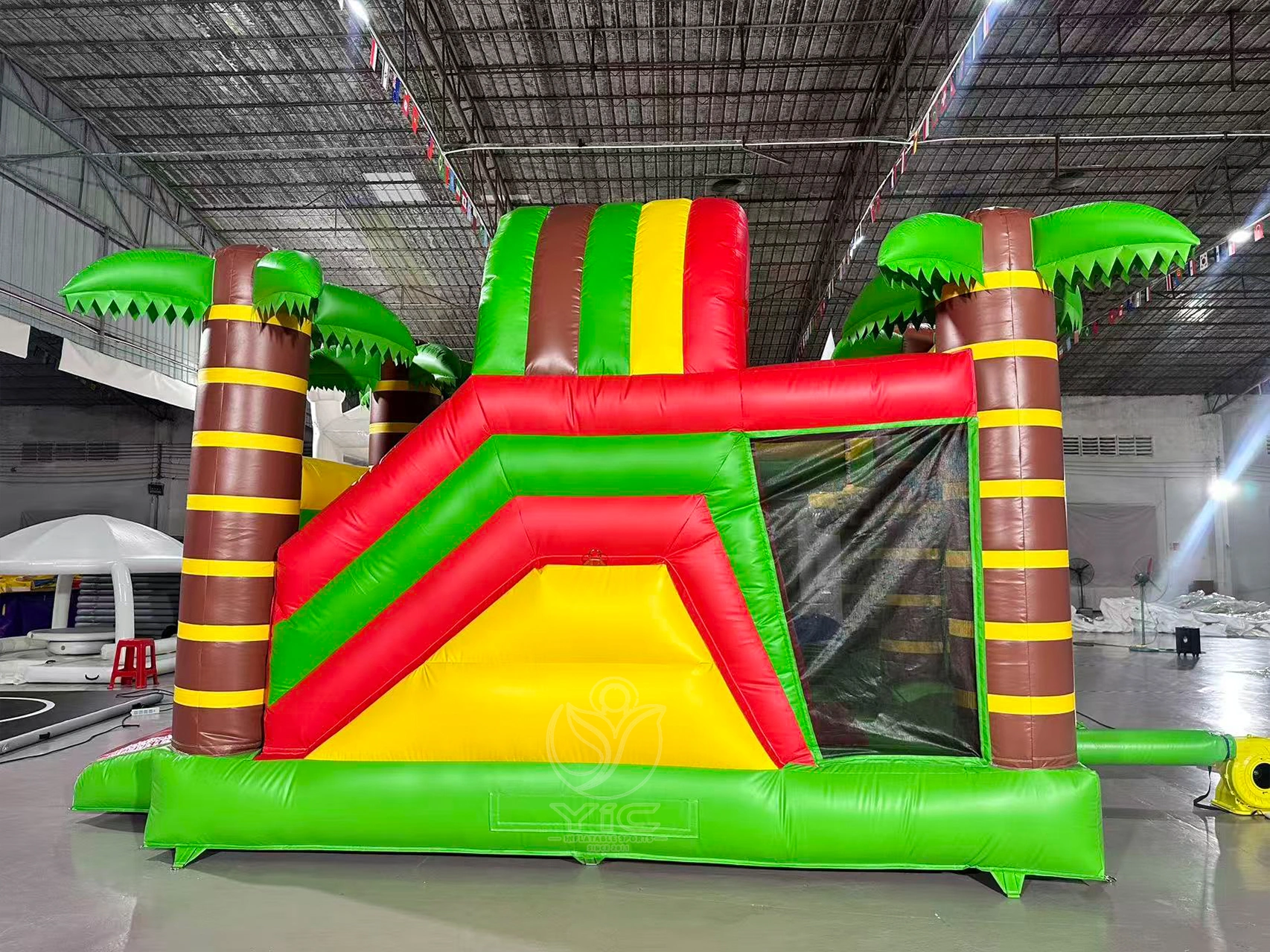 Monkey bounce house with slide product photo 4