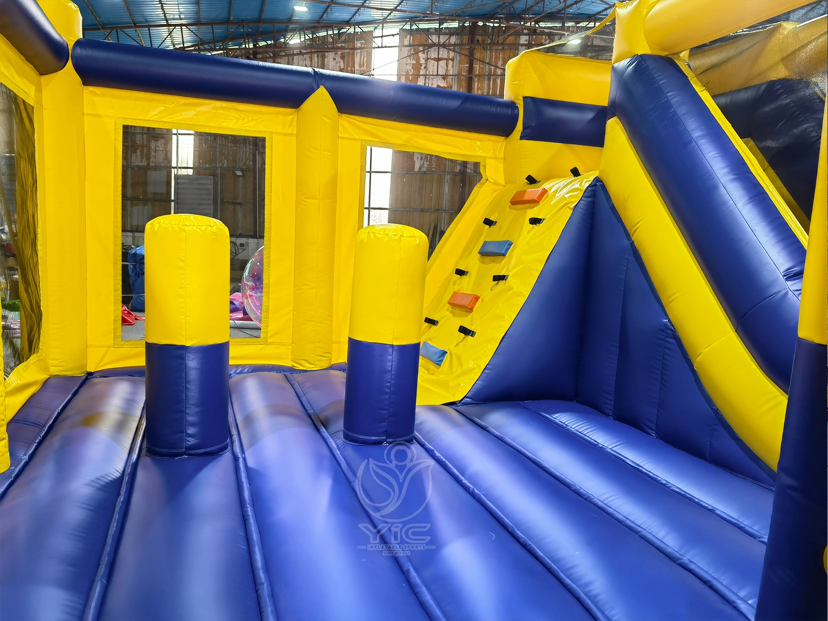 Commercial obstacle course bounce house product photo 5