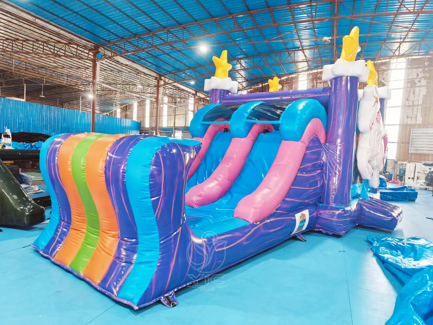 Unicorn bouncer with slide product photo 2