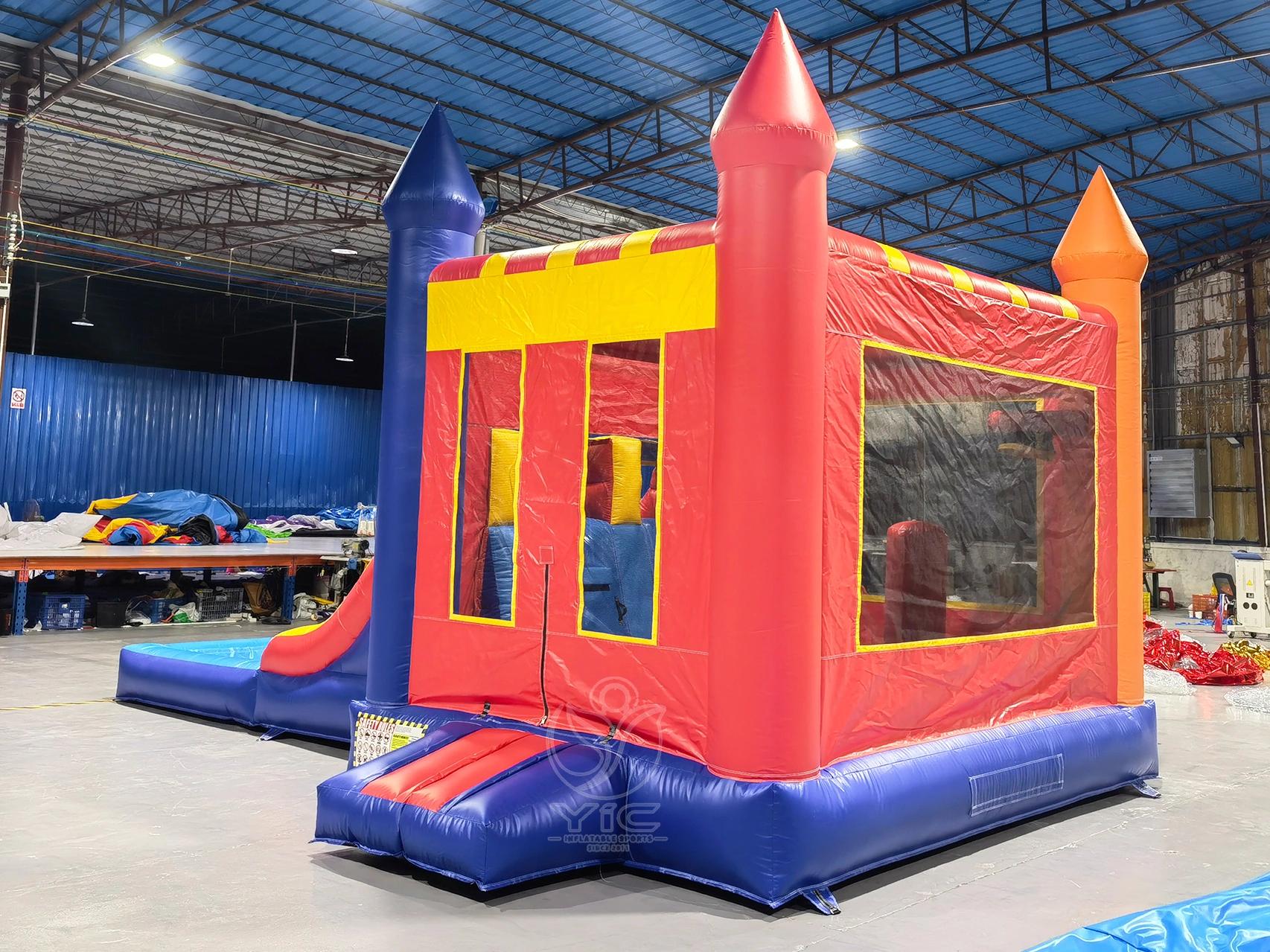 Inflatable bounce house water slide product photo 5
