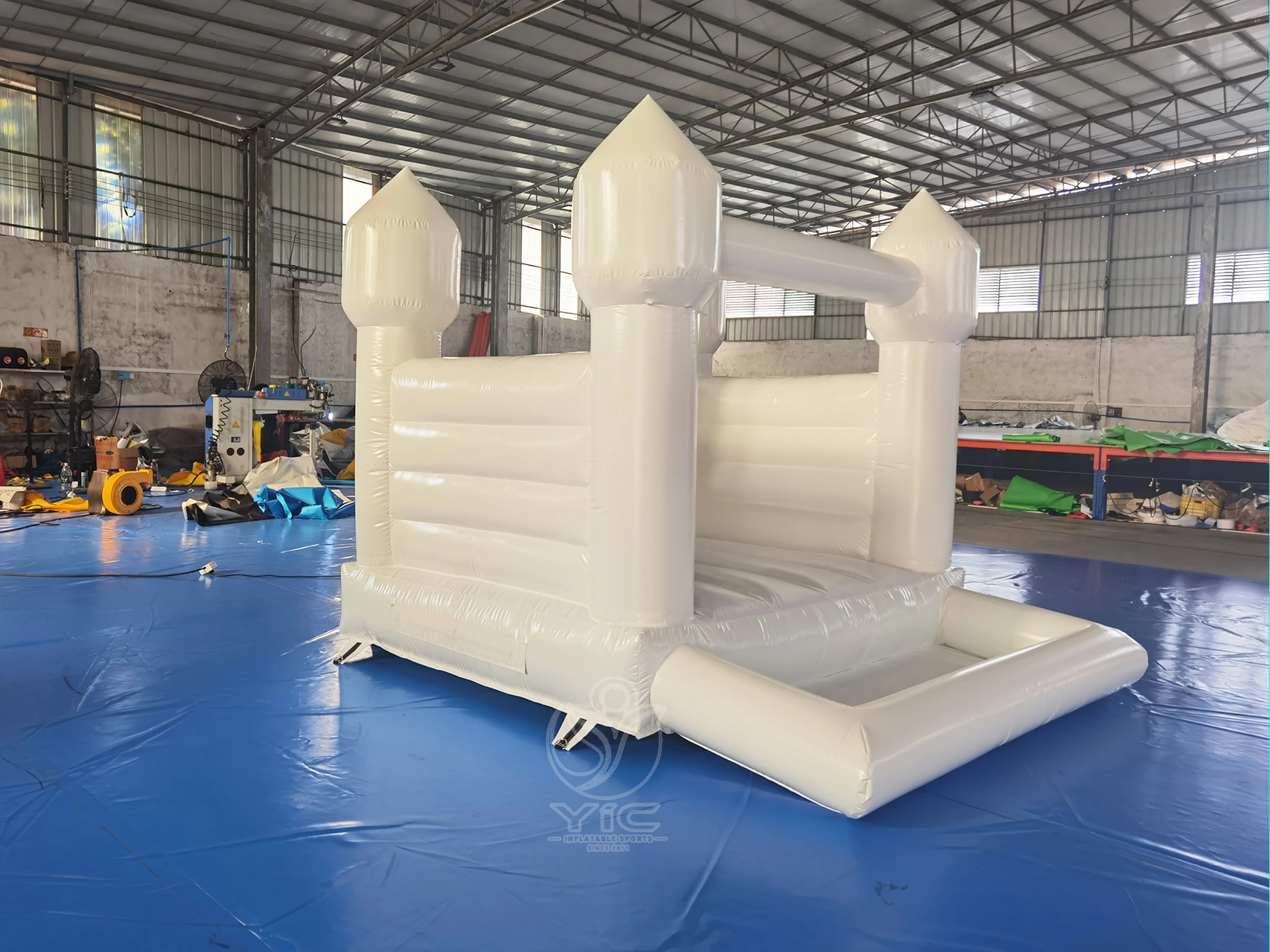 Modern white bounce houses product photo 3
