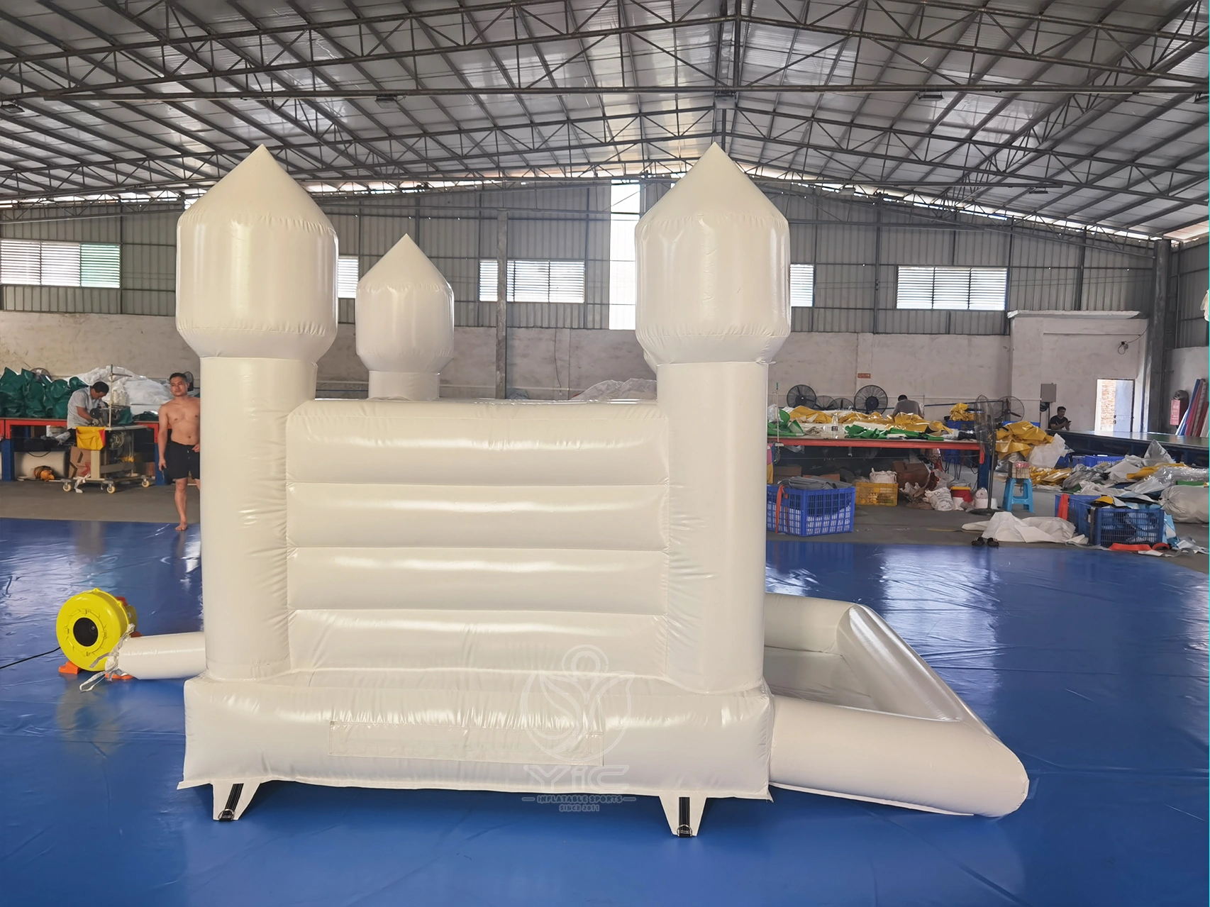 Modern white bounce houses product photo 4