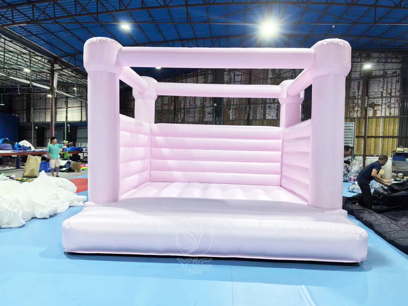 Pink castle bouncer product photo 3