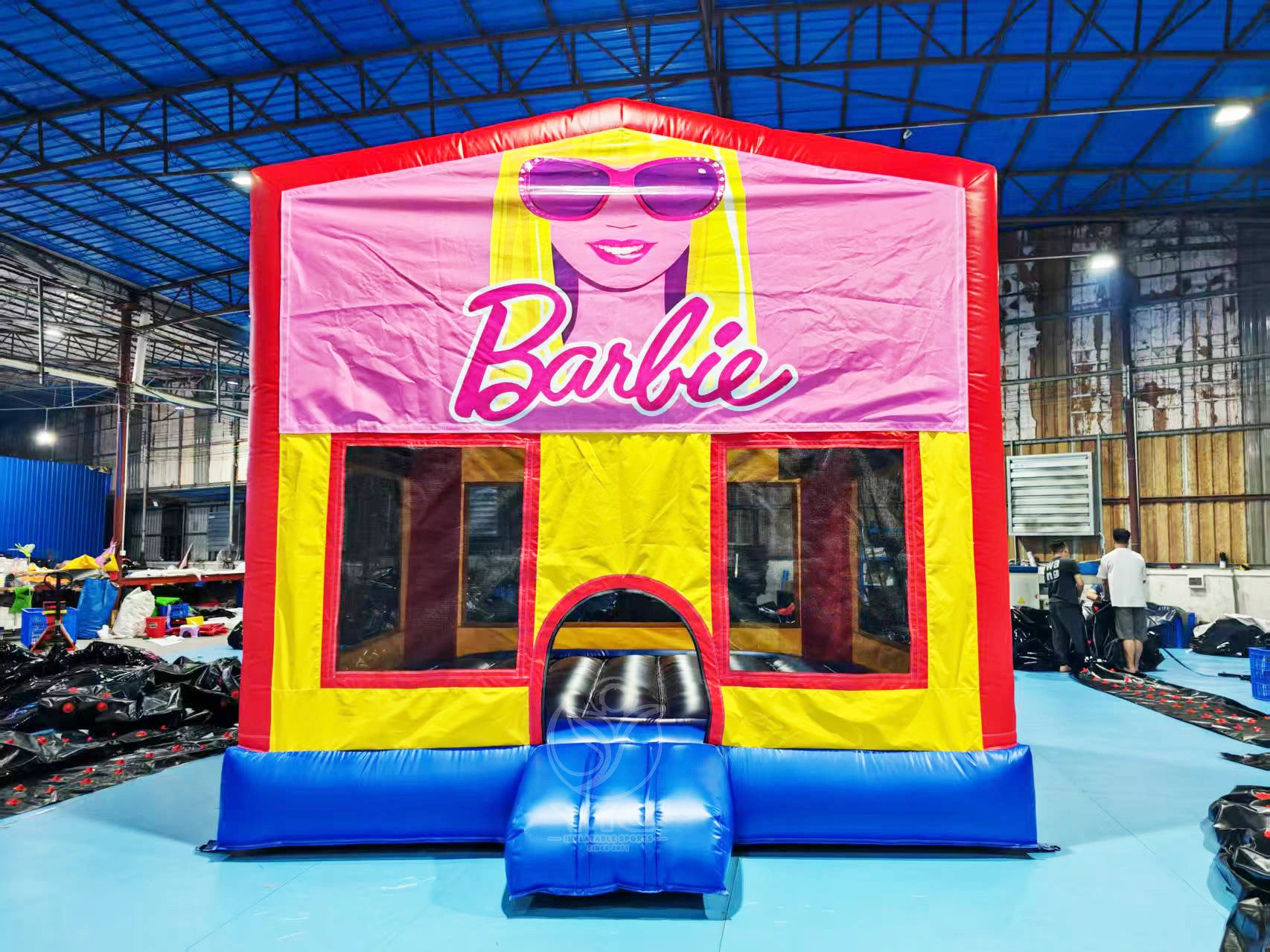 Barbie bounce house