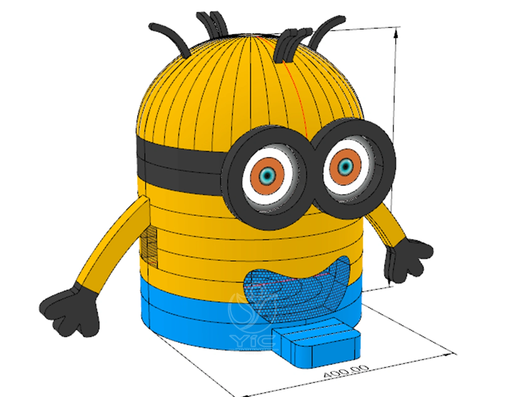Minion inflatable bounce house product photo 5