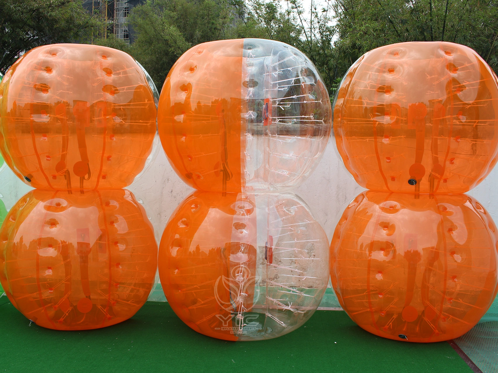 Inflatable bumper balls for kids