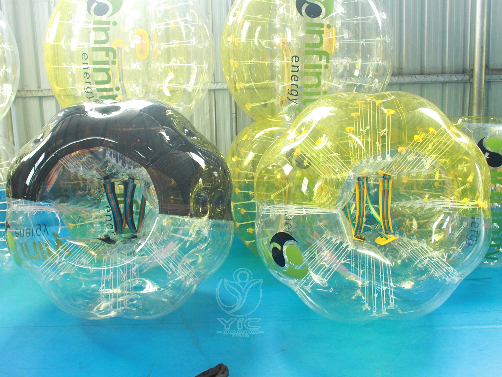 Inflatable bumper balls for adults