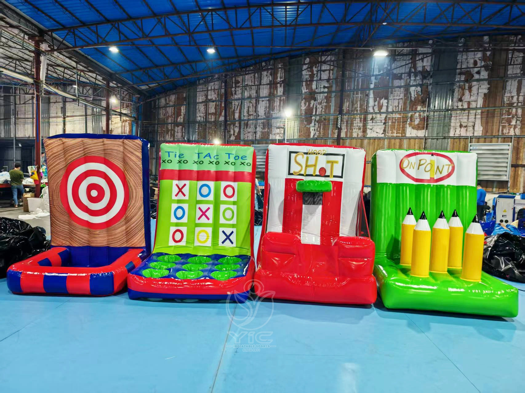 4 in 1 inflatable carnival games