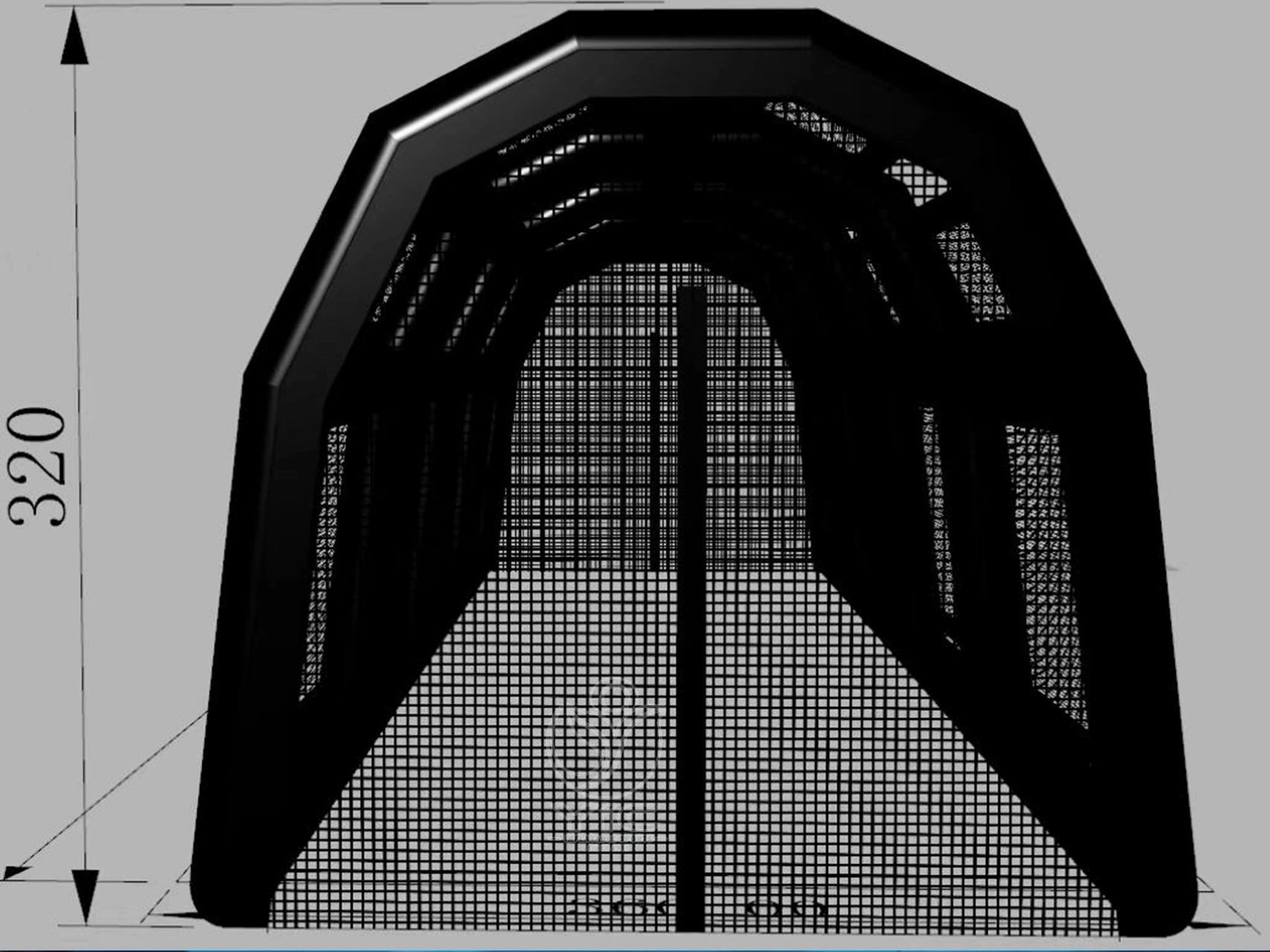 Baseball inflatable batting cage product photo 5
