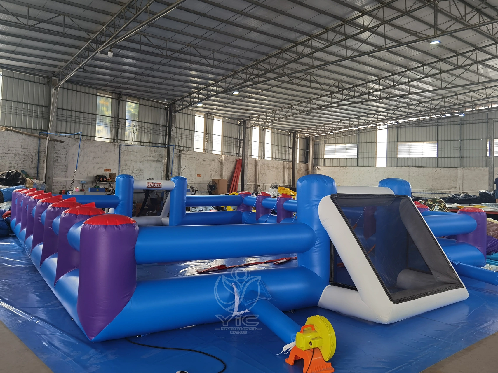Inflatable human foosball game product photo 2