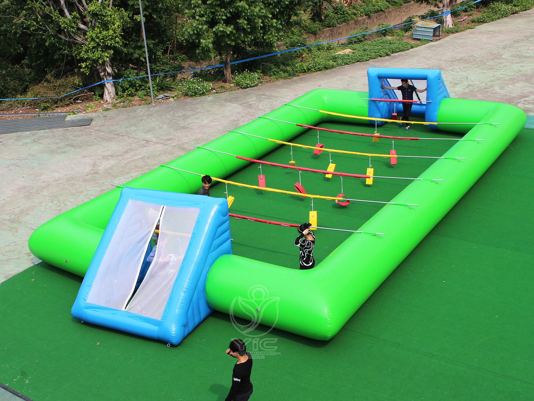 Inflatable human foosball game product photo 3