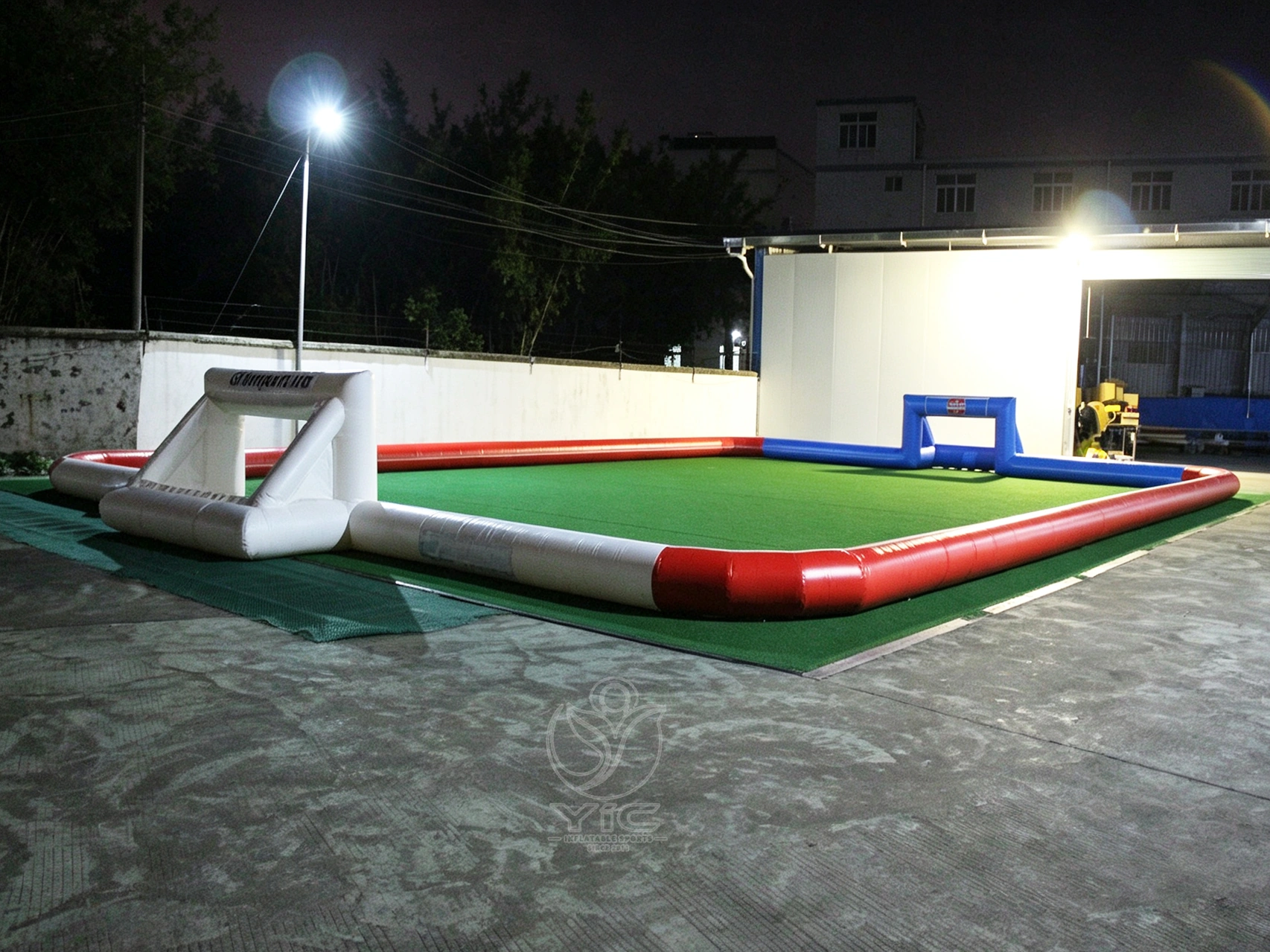 Outdoor inflatable soccer field product photo 2