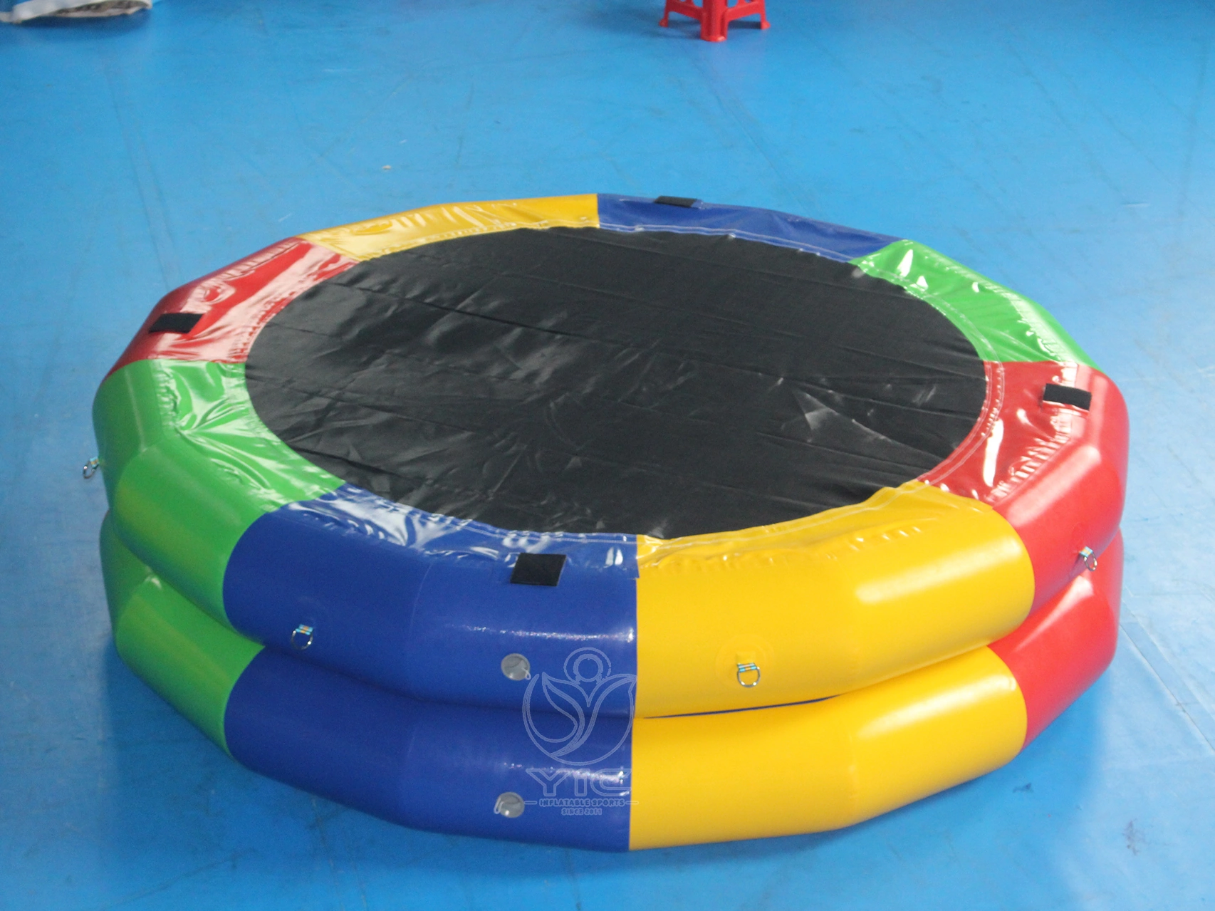 Commercial inflatable trampoline