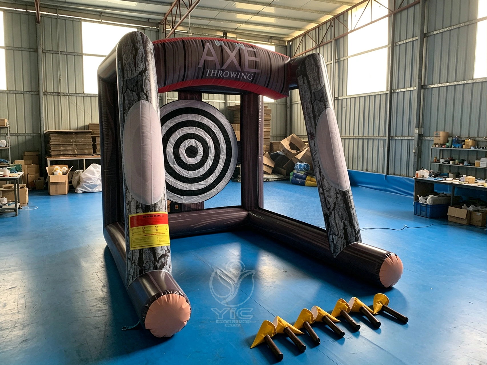 Inflatable axe throwing game product photo 2