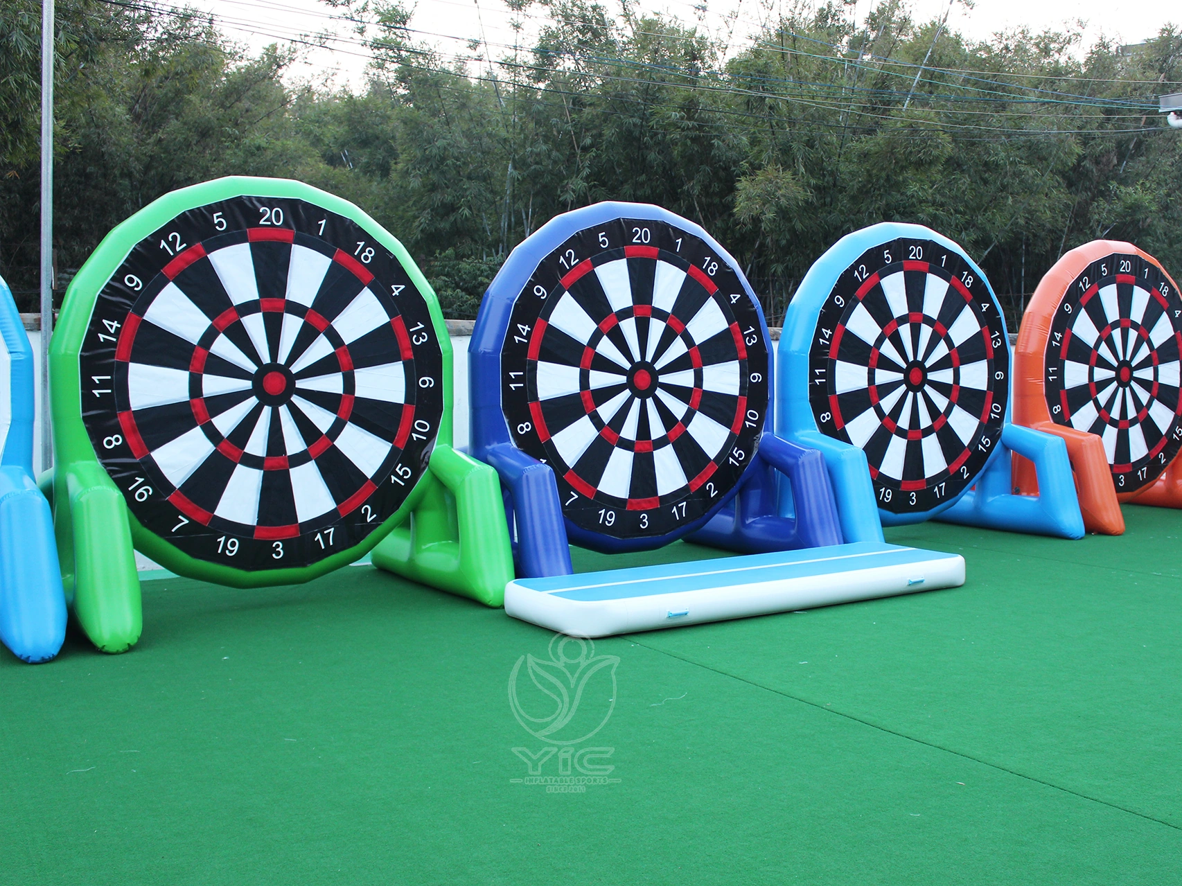Inflatable soccer dart board product photo 3