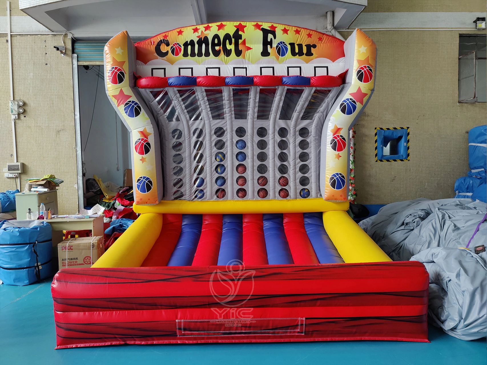 Inflatable basketball connect 4 game product photo 2