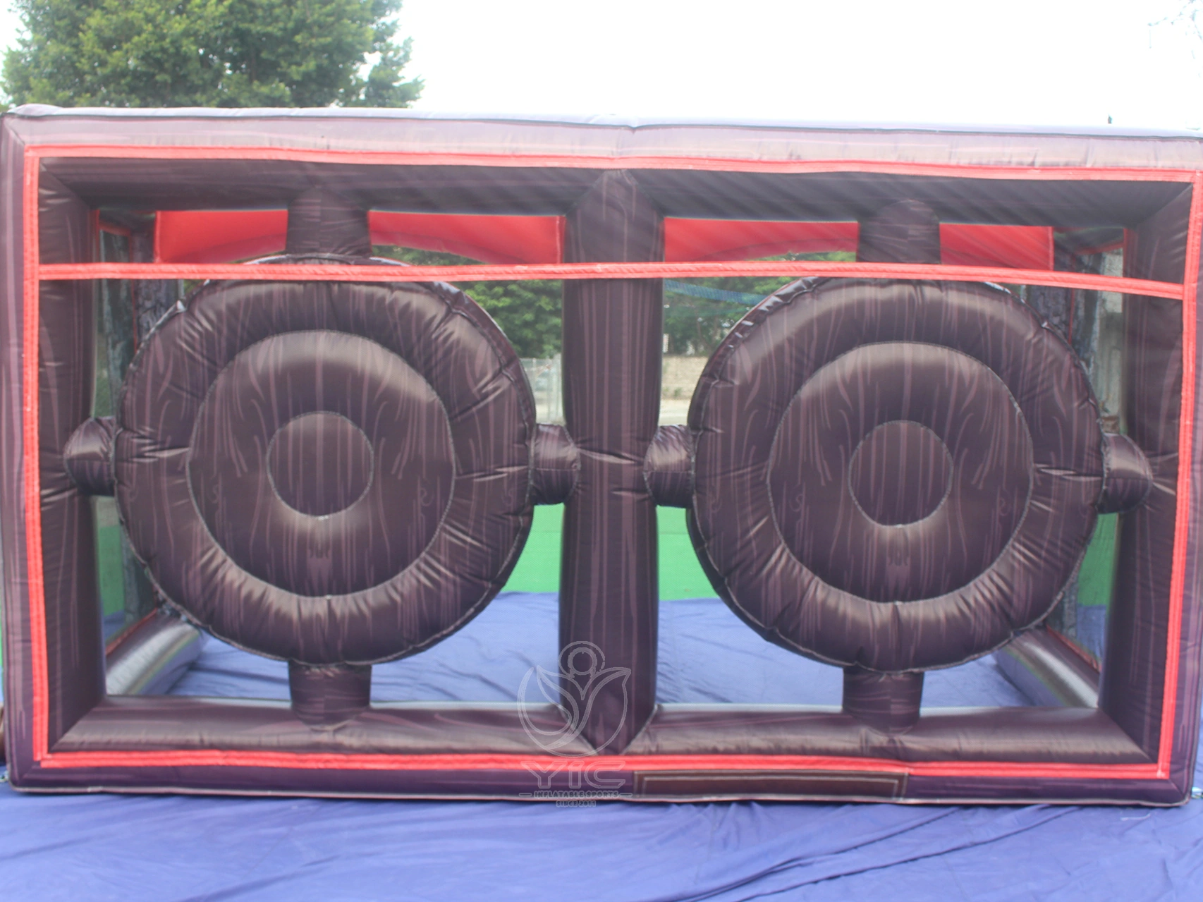 Double axe throwing inflatable product photo 5