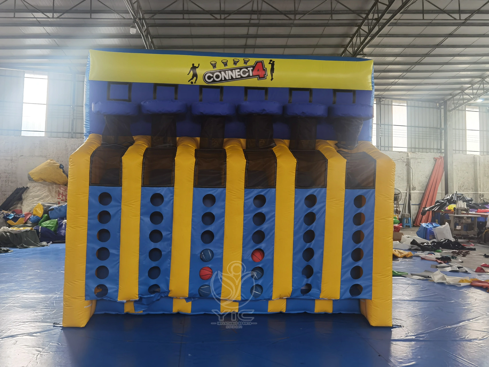 Inflatable basketball connect four product photo 2
