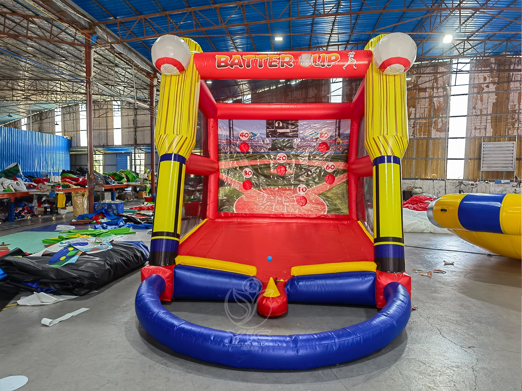 Batter up inflatable game