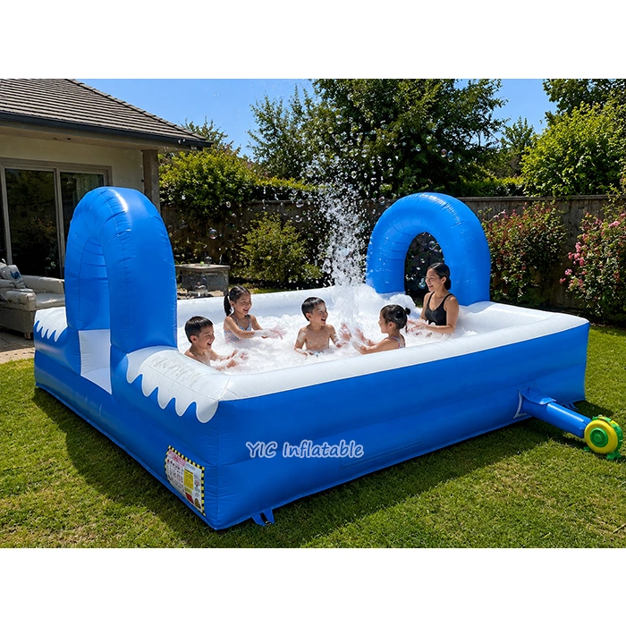Inflatable foam party pit