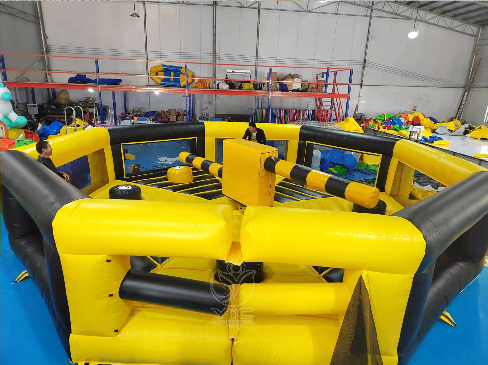 Wipeout game inflatable