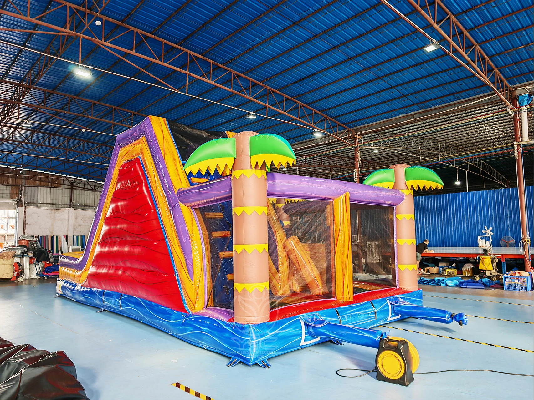 Tropical bounce house obstacle course product photo 4