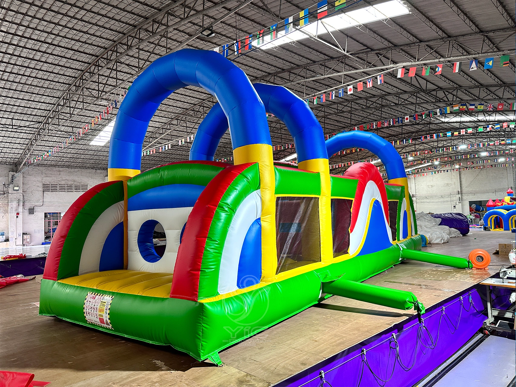 Ninja warrior kids obstacle course