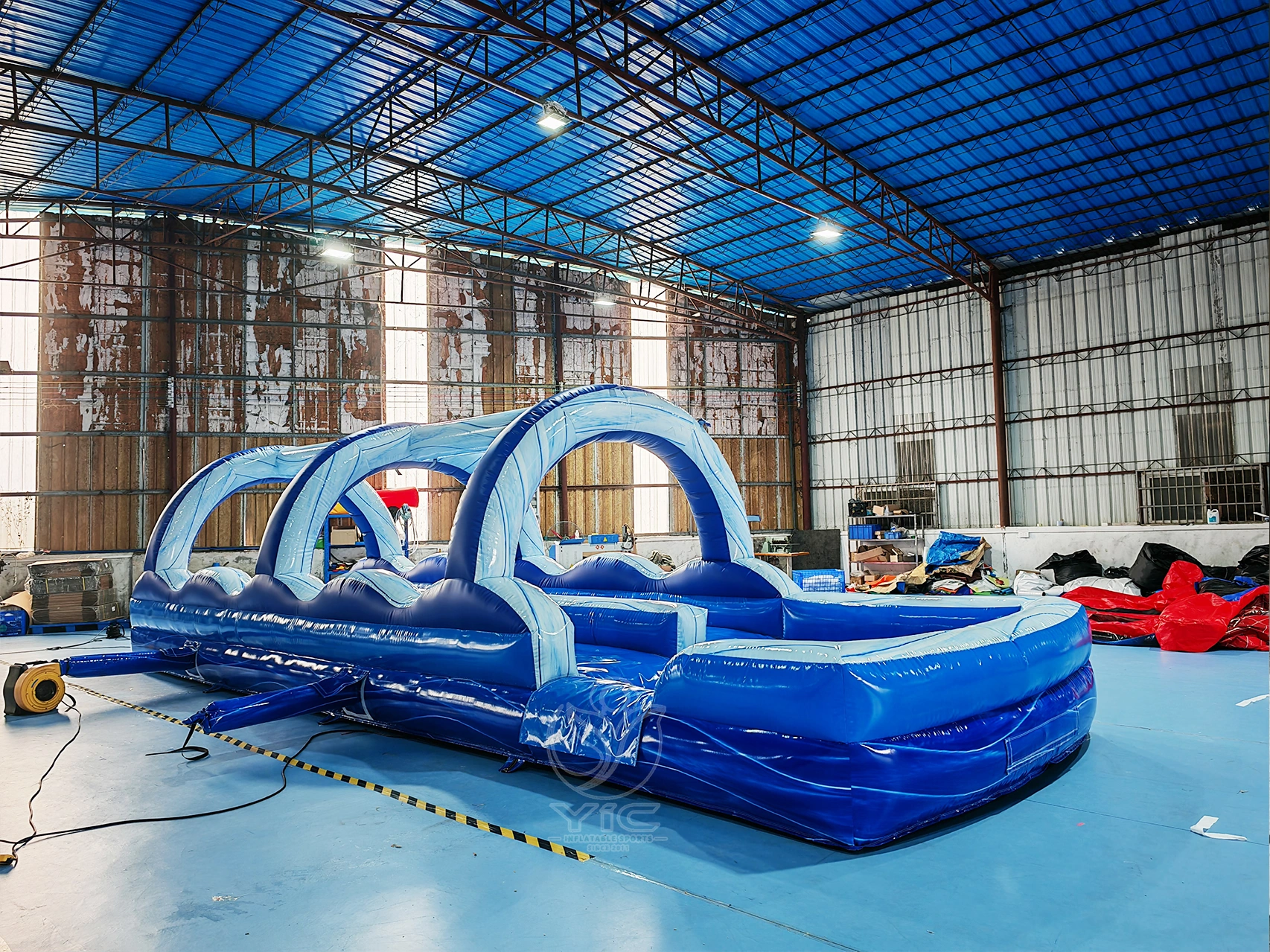 Inflatable slip and slide with pool product photo 3
