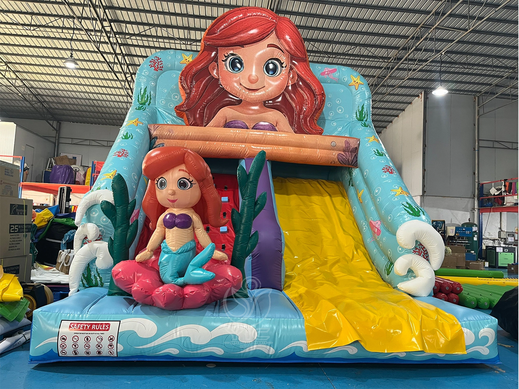 Commercial inflatable slide products from YIC