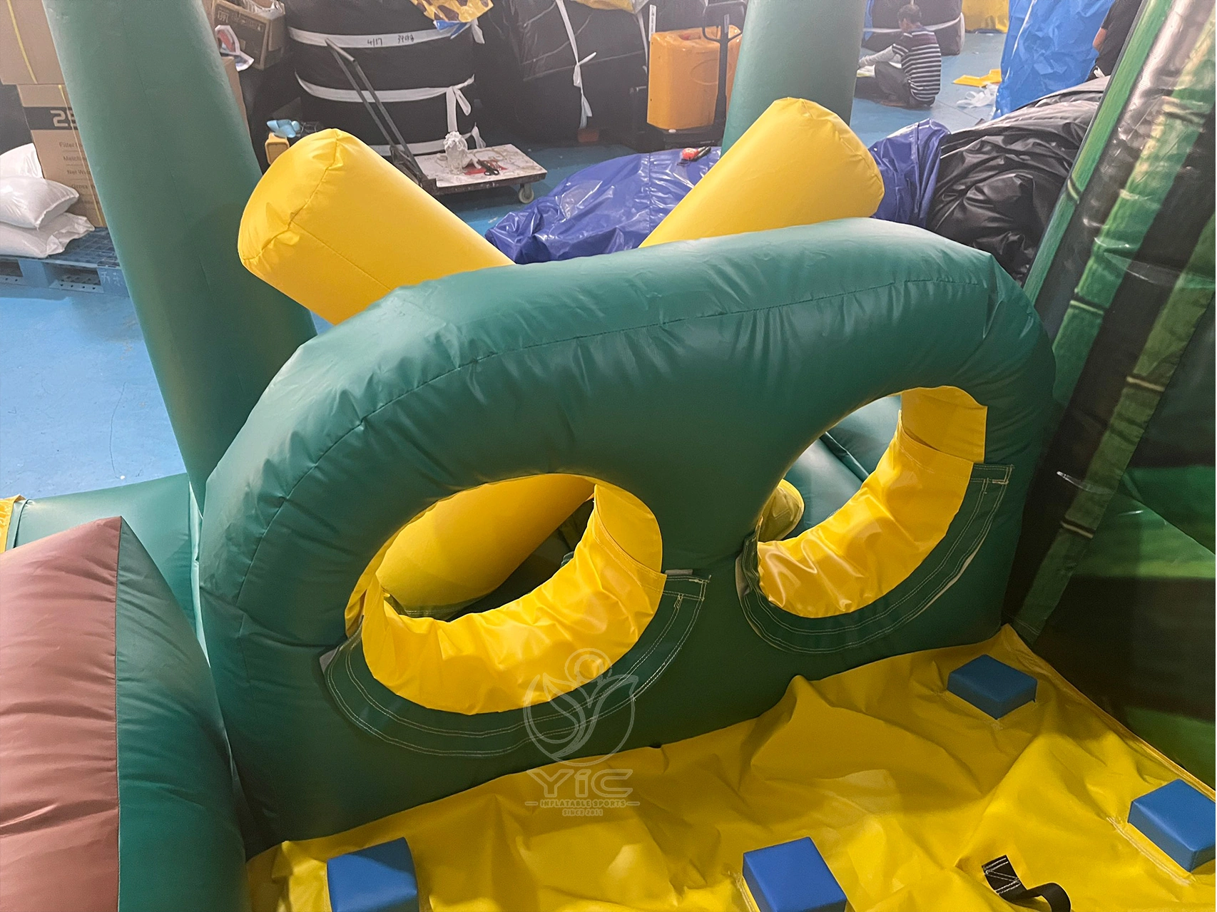 Inflatable panda slide product photo 4