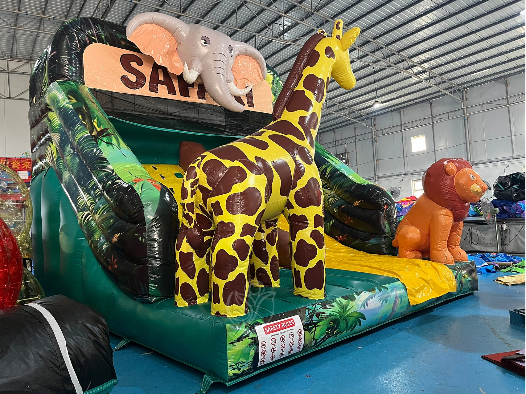 Safari inflatable slide product photo 3