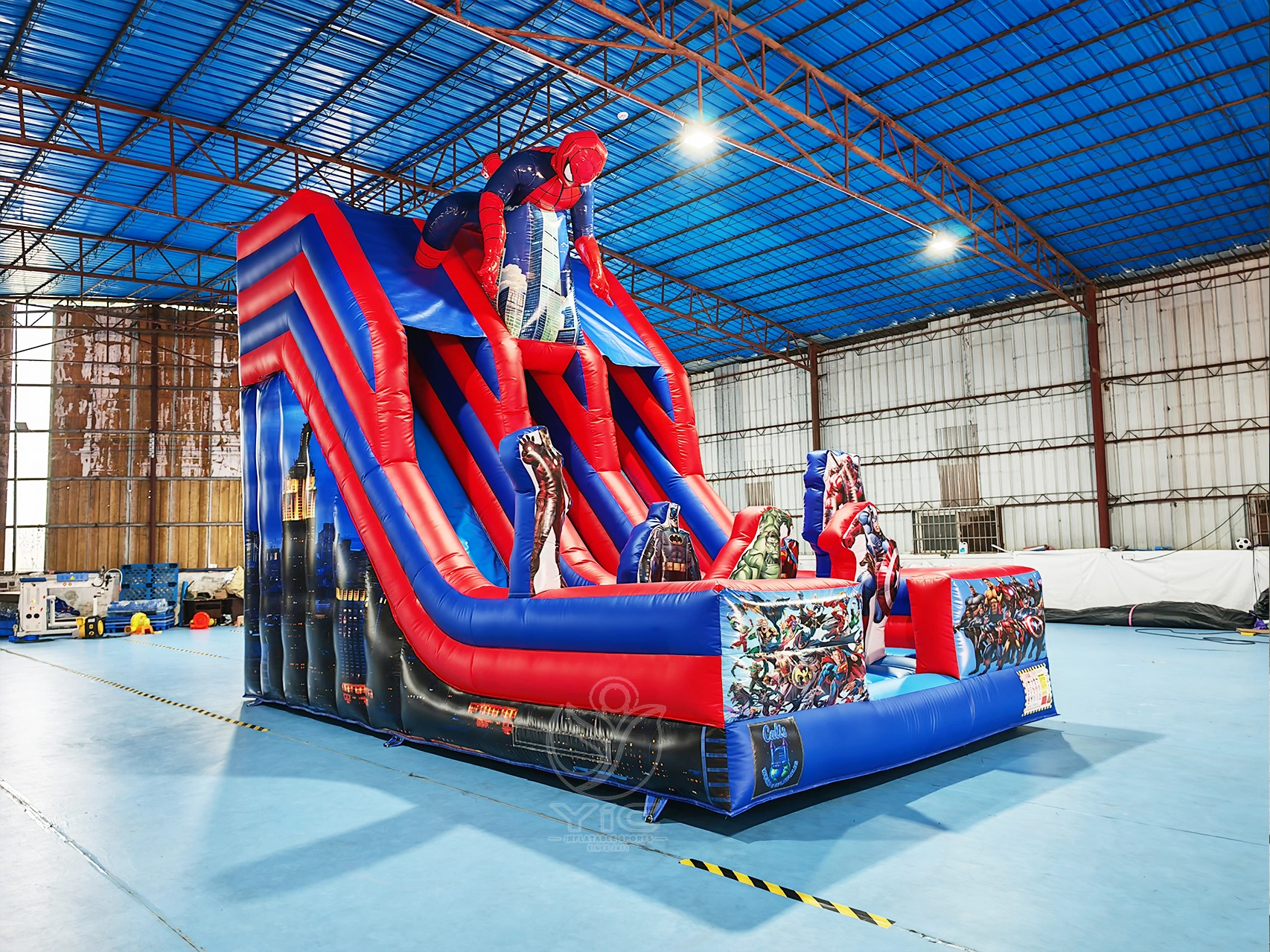 Spider man inflatable slide product photo 2