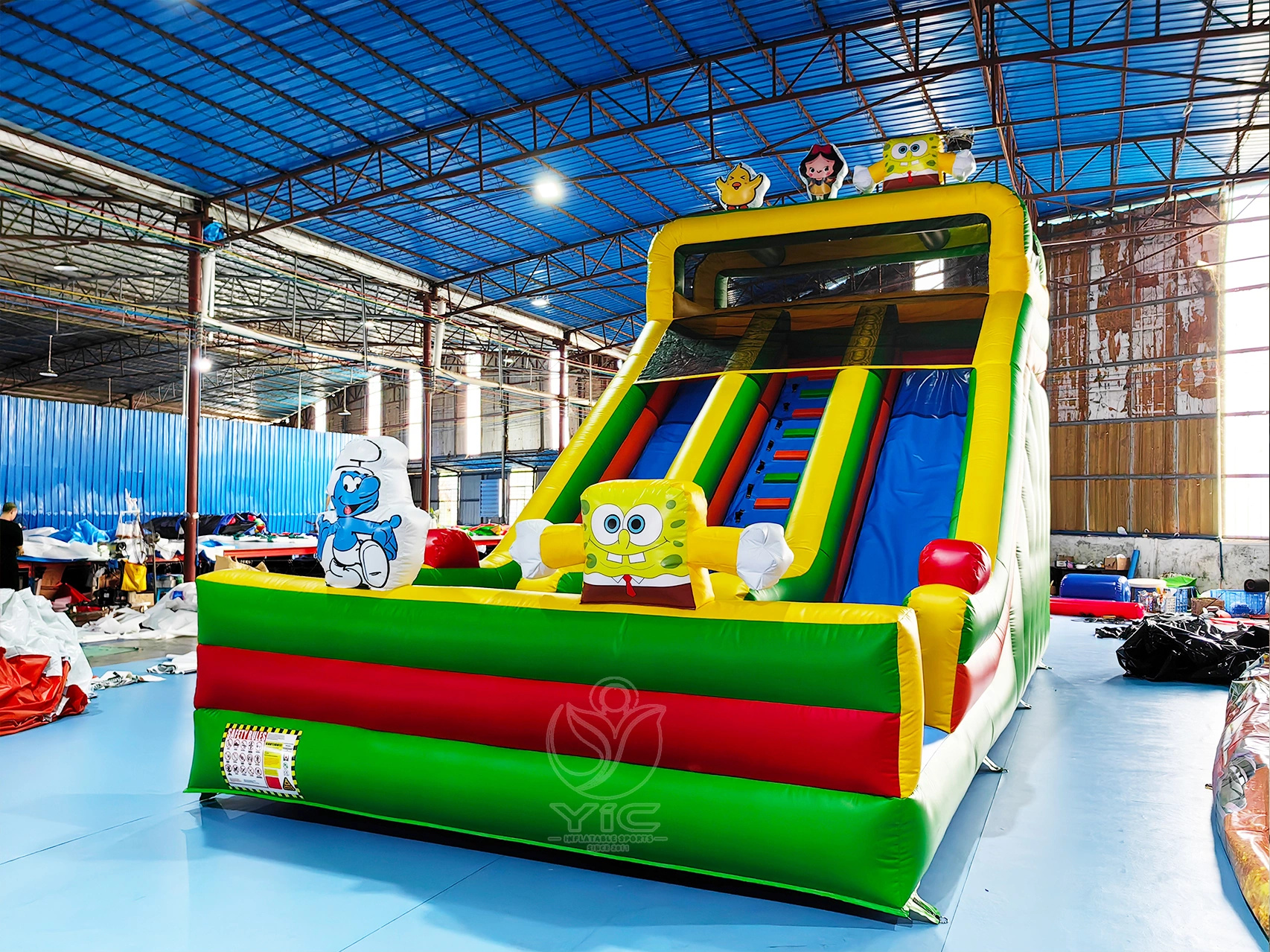 Spongebob inflatable slide