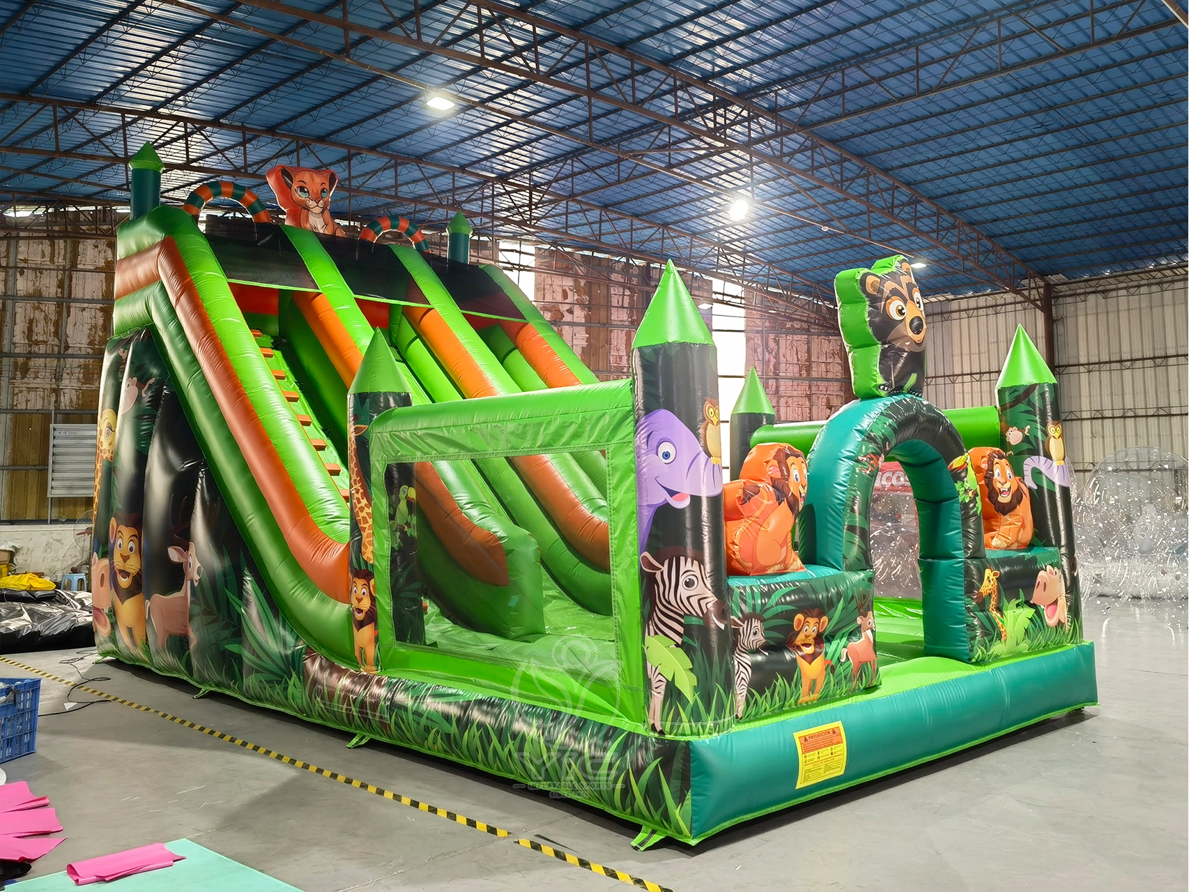 Inflatable jungle slide product photo 4