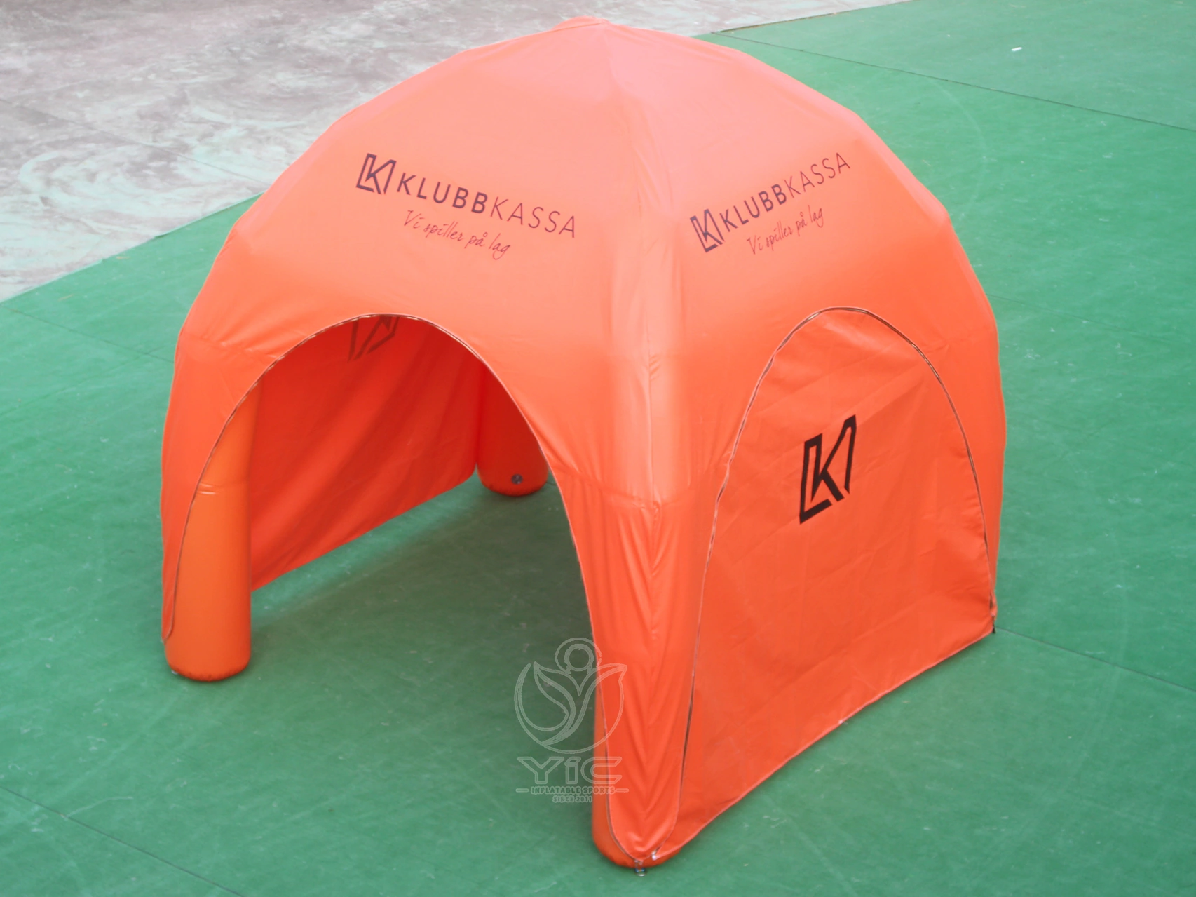 Commercial inflatable tent products from YIC