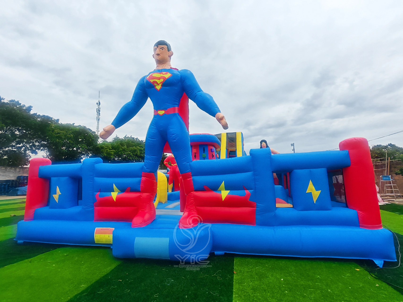 Adventure play inflatable park