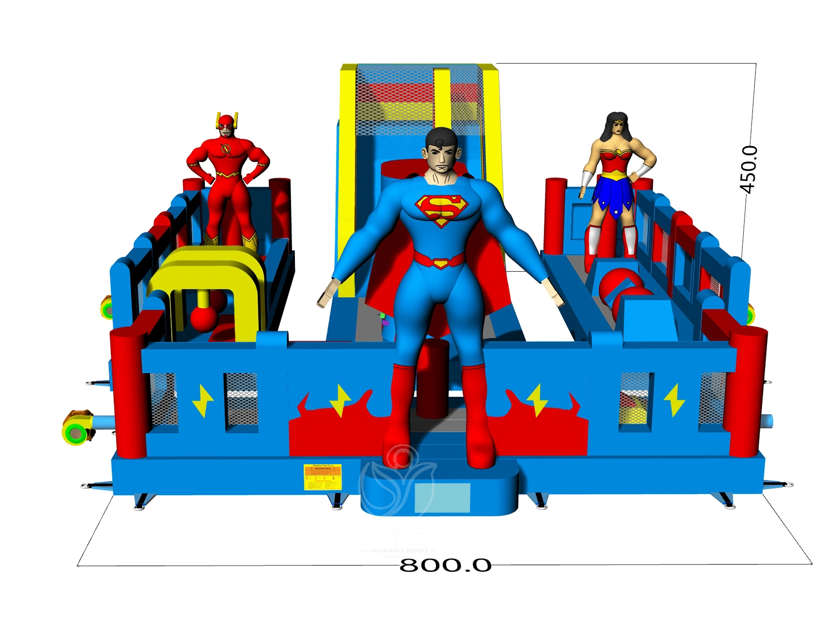 Adventure play inflatable park product photo 5