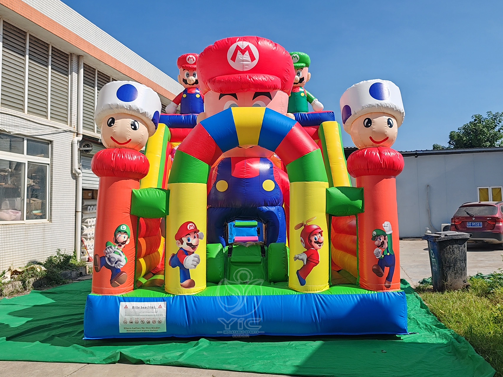 Super mario commercial bounce house