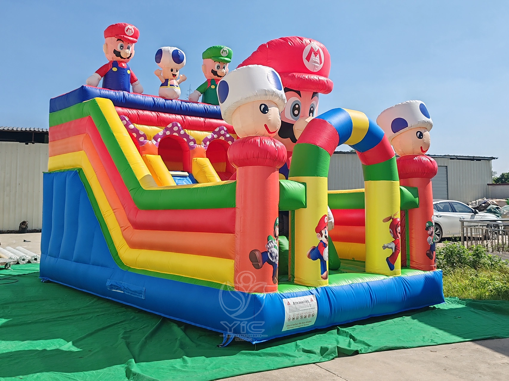 Super mario commercial bounce house product photo 2