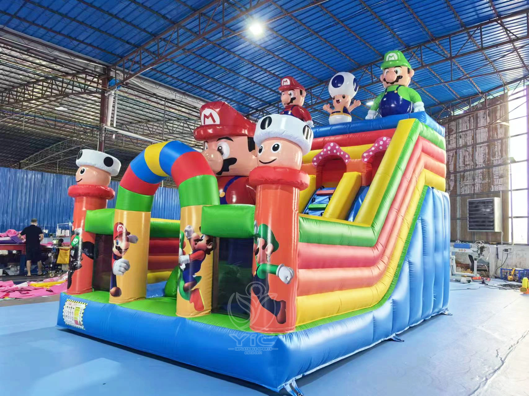 Super mario theme bounce house