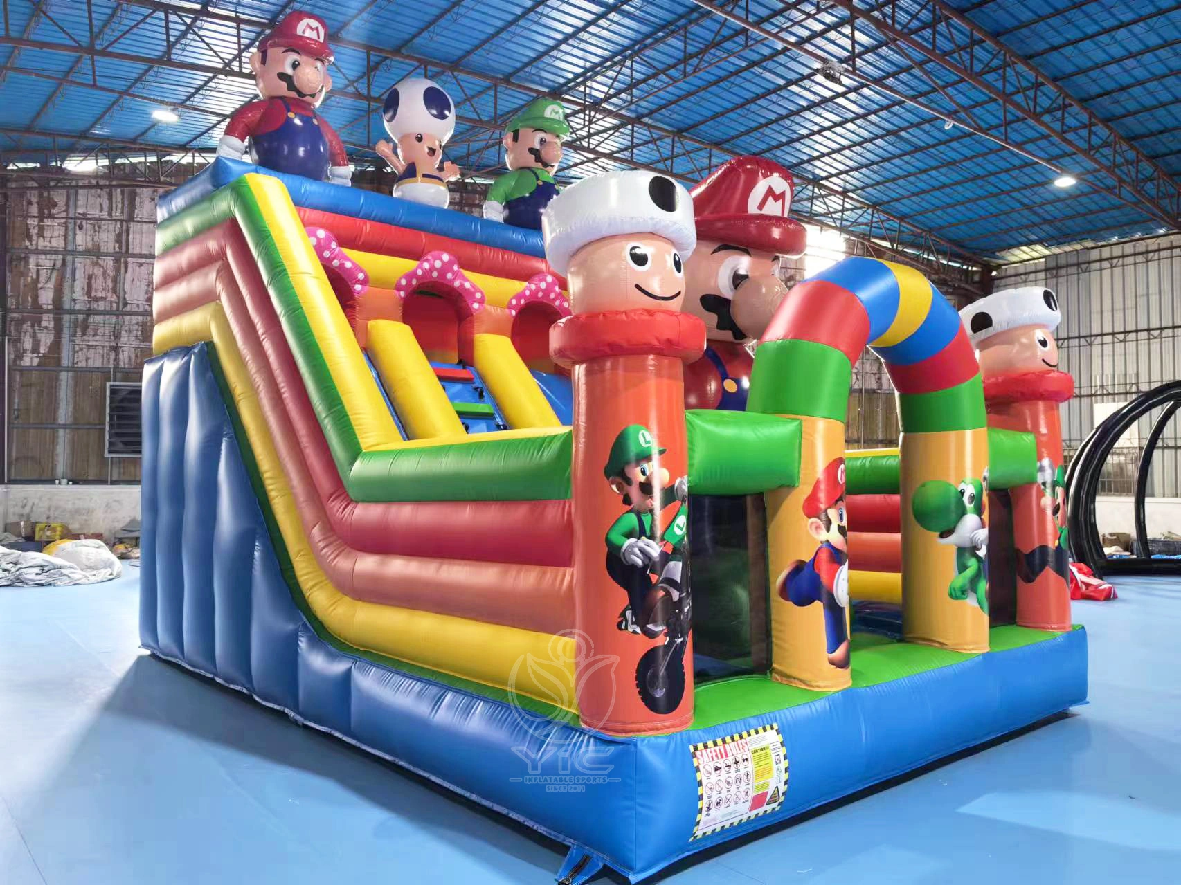 Super mario theme bounce house product photo 3