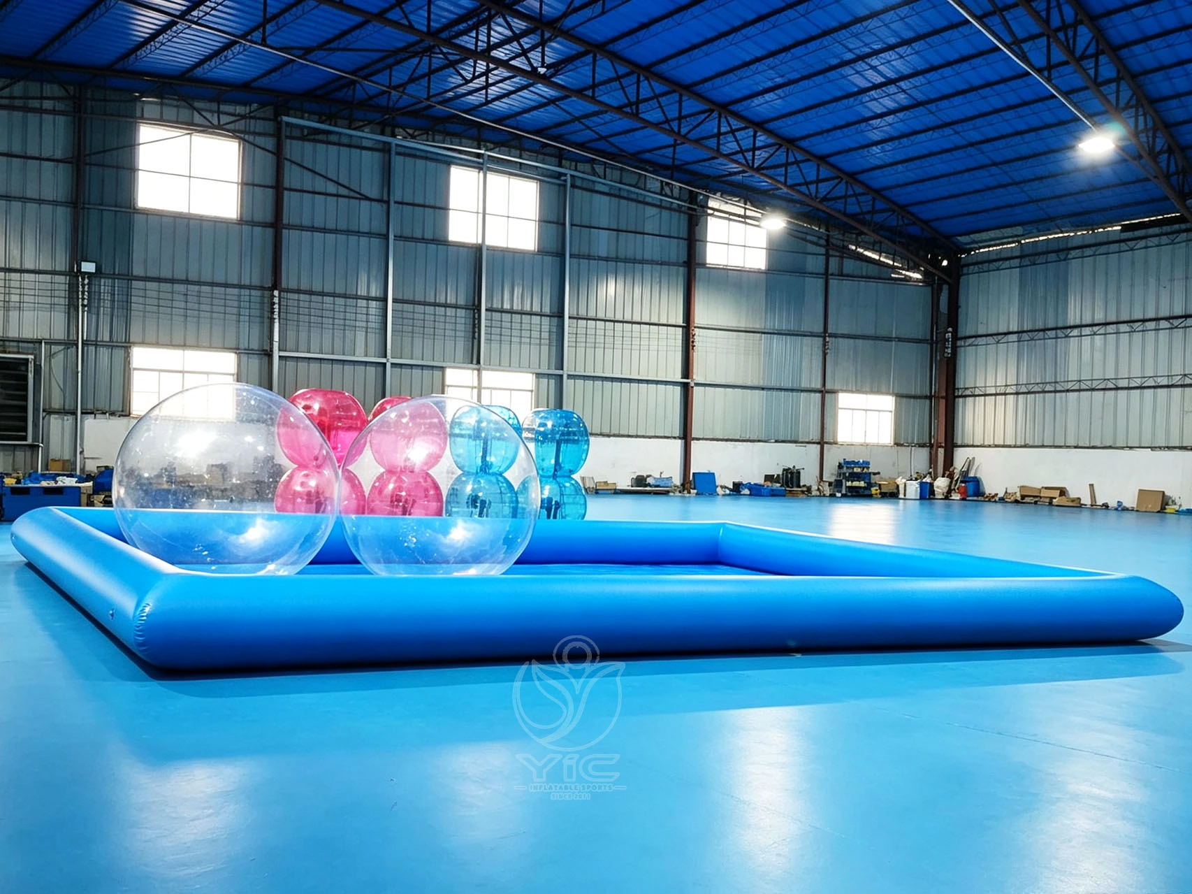 Commercial inflatable paddle boat pool product photo 4