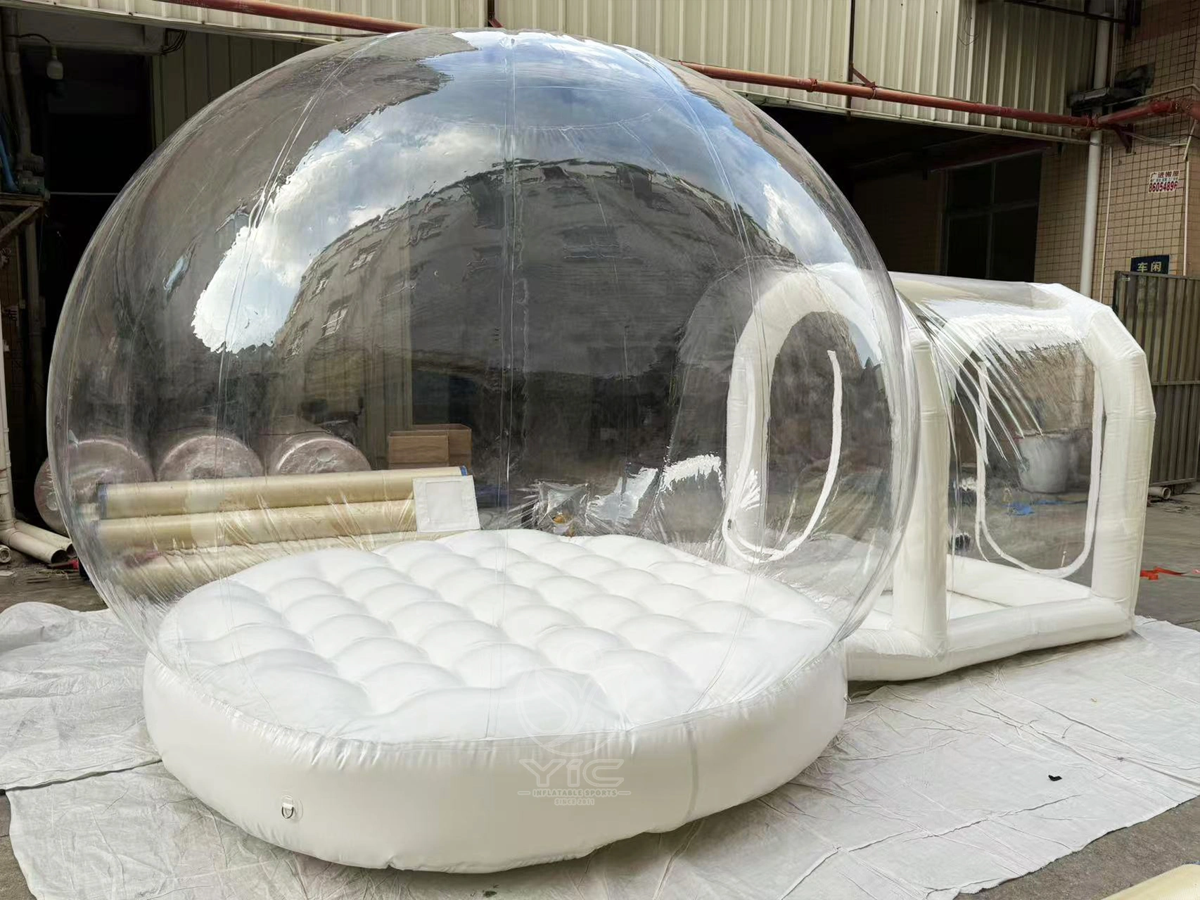 Inflatable bubble tent with balloons product photo 4